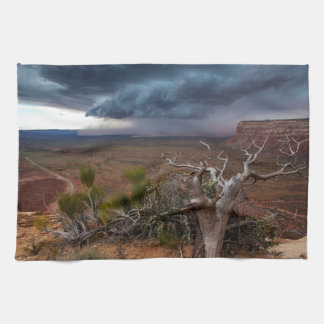 Moki Dugway Gewitter - Südutah Handtuch