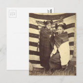 Moki Girls, 1879 Postkarte (Vorne/Hinten)