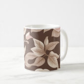Mokka-Blumengarten Kaffeetasse (VorderseiteRechts)