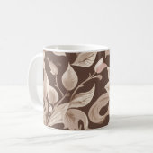 Mokka-Blumengarten Kaffeetasse (Vorderseite Links)