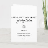 Mokka Cathcart Karte (Rückseite)