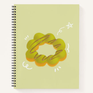 Mokka-Donut Spiralblock Notizblock
