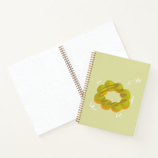 Mokka-Donut Spiralblock Notizblock