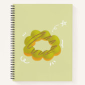 Mokka-Donut Spiralblock Notizblock (Vorderseite)
