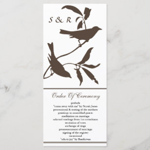 Mokka Hochzeitsprogramm Programm