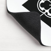 Mokka in Raute Mousepad (Ecke)