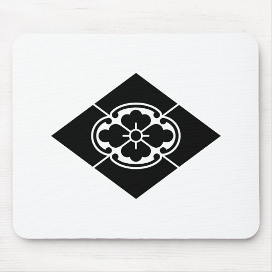 Mokka in Raute Mousepad (Vorne)