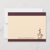 Mokka-Leben zu den Einladung (Vorderseite)