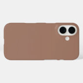 Mokka-Mousse Case-Mate iPhone Hülle (Rückseite (Horizontal))