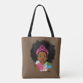 Mokka-Prinzessin All Over Print Bag Tasche (Rückseite)