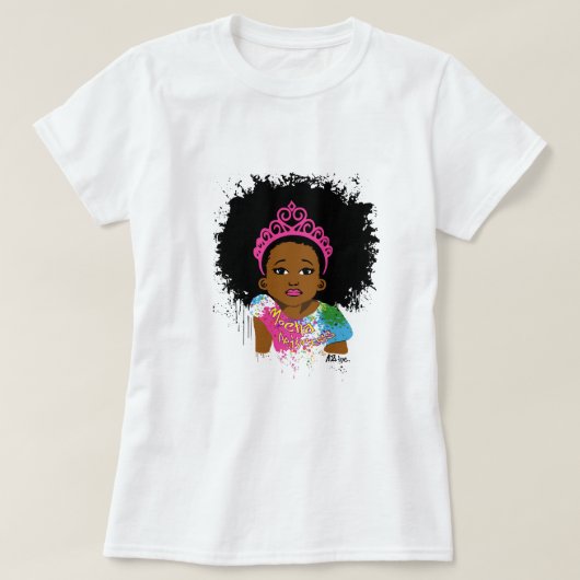 Mokka-Prinzessin T-Shirt (Design vorne)