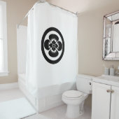 Mokko im Kreis Duschvorhang (Beispiel)