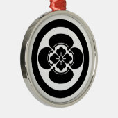 Mokko im Kreis Silbernes Ornament (Rechts)