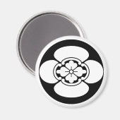 Mokko in Reiskuchen Magnet (Vorderseite/Rückseite)