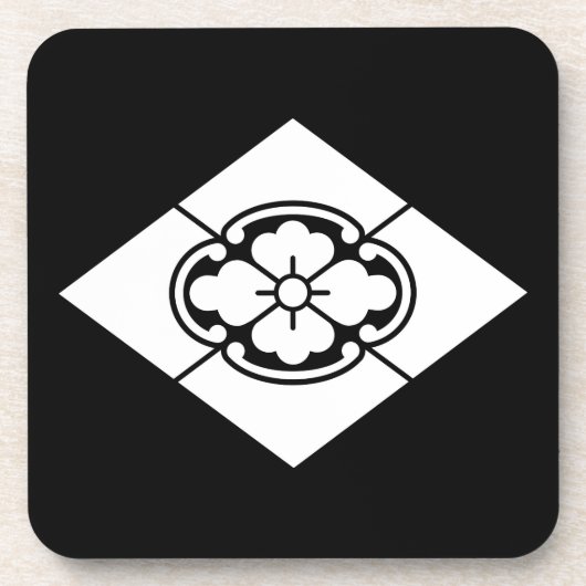 Mokko in Rhombus Getränkeuntersetzer (Vorderseite)