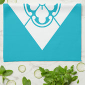 Mokko in Rhombus Küchentuch (Gefaltet)