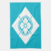 Mokko in Rhombus Küchentuch (Vertikal)