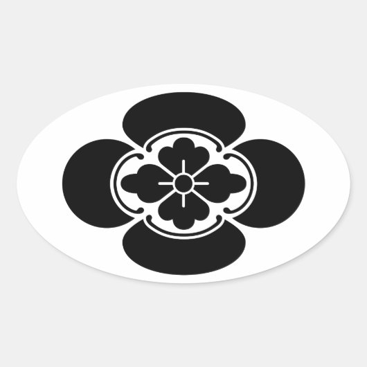 Mokko Ovaler Aufkleber (Vorderseite)