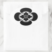 Mokko Ovaler Aufkleber (Tasche)