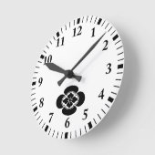 Mokko Runde Wanduhr (Winkel)