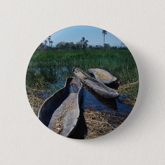 Mokoros Okavango Dreieck, Botswana Button (Vorderseite)