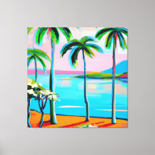 Mokuauia (Ziegeninsel) Aussicht Oahu Art Leinwanddruck