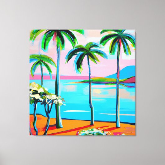 Mokuauia (Ziegeninsel) Aussicht Oahu Art Leinwanddruck (Vorderseite)