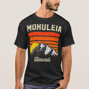 Mokuleia Hawaii Retro Hawaiianische Insel T-Shirt
