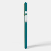 Mokuleia Hawaiian Imitats Wood Monogram Surfboard  Case-Mate iPhone Hülle (Rückseite / Links)