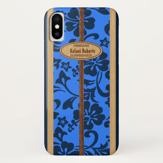 Mokuleia hawaiisches Imitat-hölzernes Case-Mate iPhone Hülle (Rückseite)