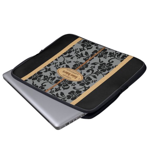 Mokuleia hawaiisches Imitat-hölzernes Laptopschutzhülle (Vorne Knopf)