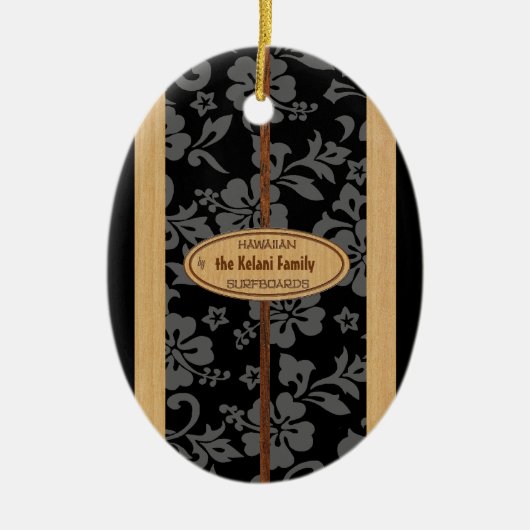 Mokuleia kundengerechte Vintage Keramik Ornament (Vorne)