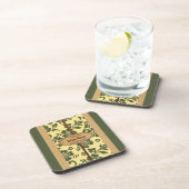 Mokuleia Surfboard Anpassbare Tiki-Bar-Untersetzer Getränkeuntersetzer (Rechte Seite)