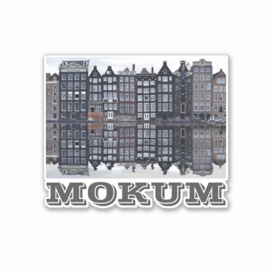 Mokum (Amsterdam) Aufkleber (Vorderseite)