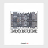 Mokum (Amsterdam) Aufkleber (Blatt)