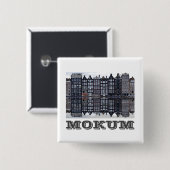 Mokum (Amsterdam) Button (Vorne & Hinten)
