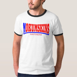 Mokumskins blauw rood T-Shirt