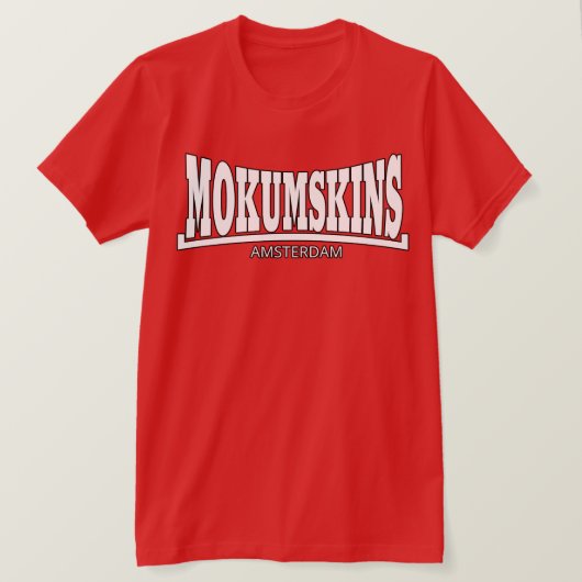 Mokumskins red white T-Shirt (Design vorne)