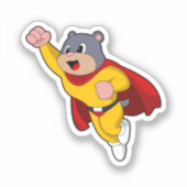 Mol as Hero Aufkleber (Vorderseite)