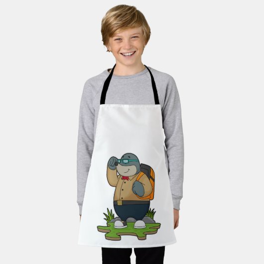 Mol as Hiker with Backpack Schürze (Getragen)