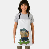 Mol as Hiker with Backpack Schürze (Insitu)