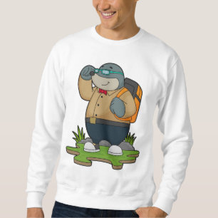 Mol as Hiker with Backpack Sweatshirt