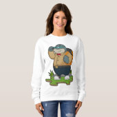 Mol as Hiker with Backpack Sweatshirt (Vorne ganz)