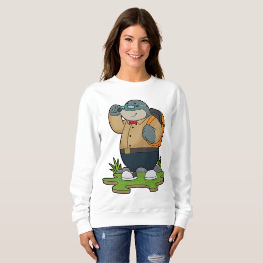 Mol as Hiker with Backpack Sweatshirt (Vorne ganz)