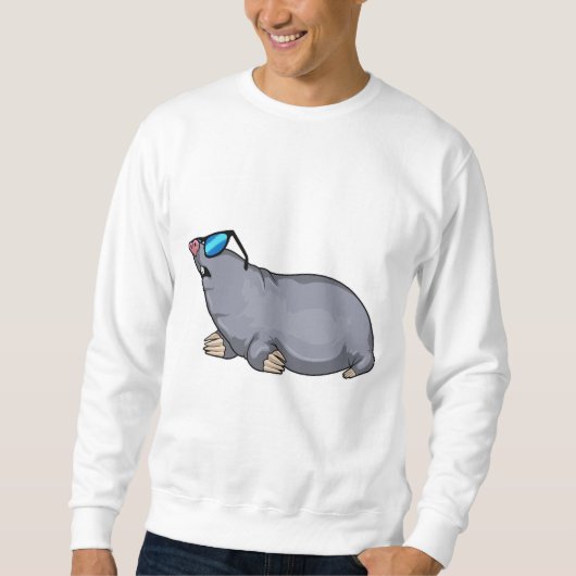 Mol with Sungasse Sweatshirt (Vorderseite)