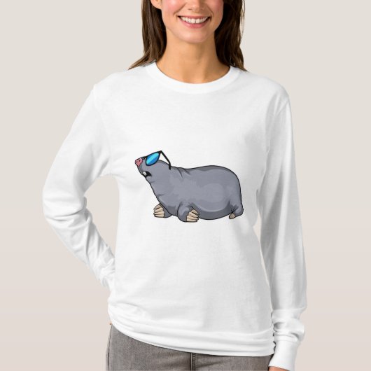 Mol with Sungasse T-Shirt (Vorderseite)