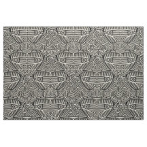 Mola Bird - Schwarz-weiße Version 3