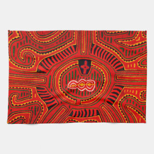 Mola-Design der San-Blas-Indianer Handtuch