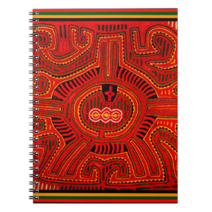 Mola-Design der San-Blas-Indianer Notizblock