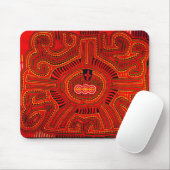 Mola Design von San Blas Amerikanischen Ureinwohne Mousepad (Mit Mouse)